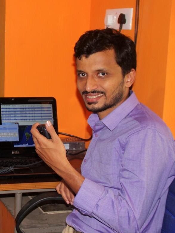 Amey pandit VU2YQ Grasociety Treasurer Goa Ham Radio Club