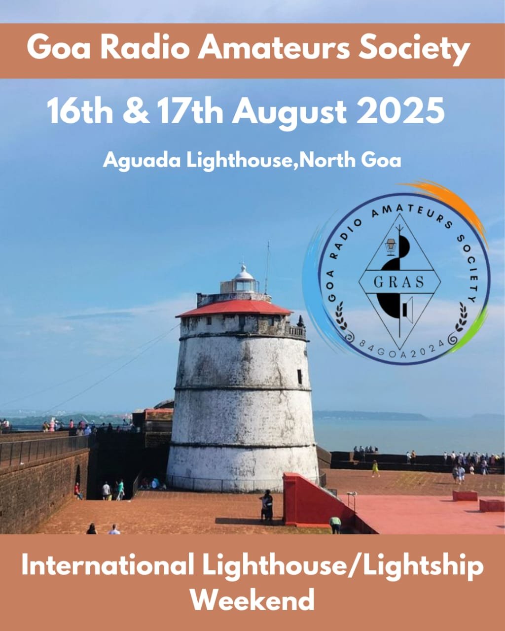 📻 Goa Radio Amateurs Society Presents International Lighthouse/Lightship Weekend 2025